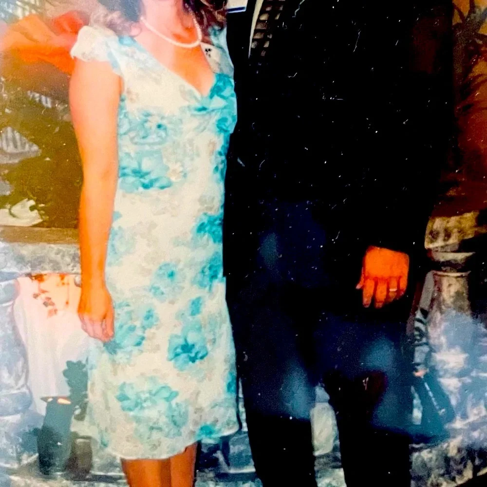 Vintage My Michelle chiffon floral dress - Picture 3 of 3